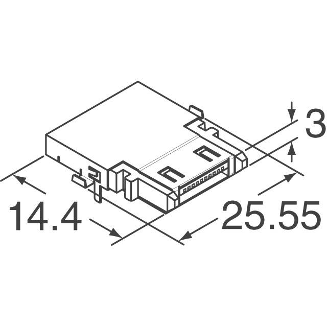 DD1B030HA1R500 JAE Electronics  Steckbare Steckverbinderbaugruppen